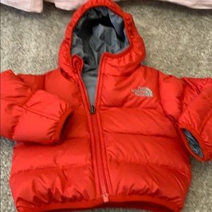 North Face Toddler Reversible Jacket  Red